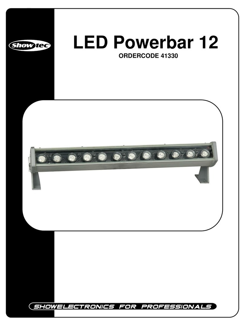 Show Tec LED Powerbar 12 User manual Show Tec LED Powerbar 12 User manual