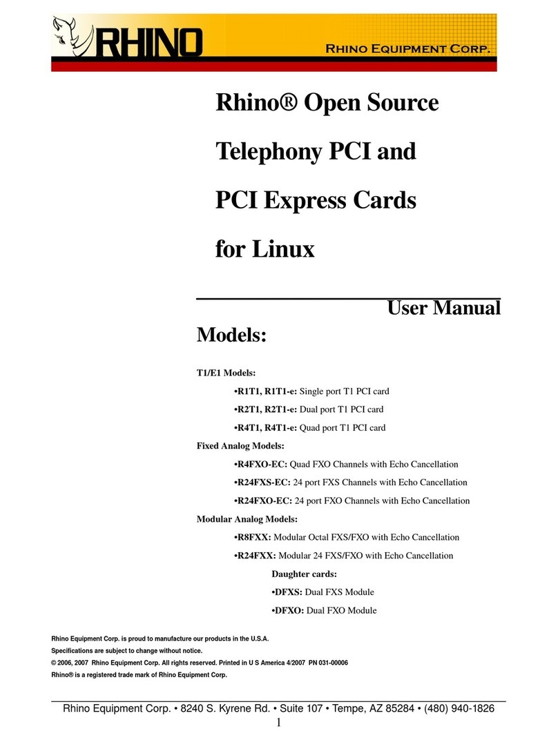 RHINO R1T1 user manual