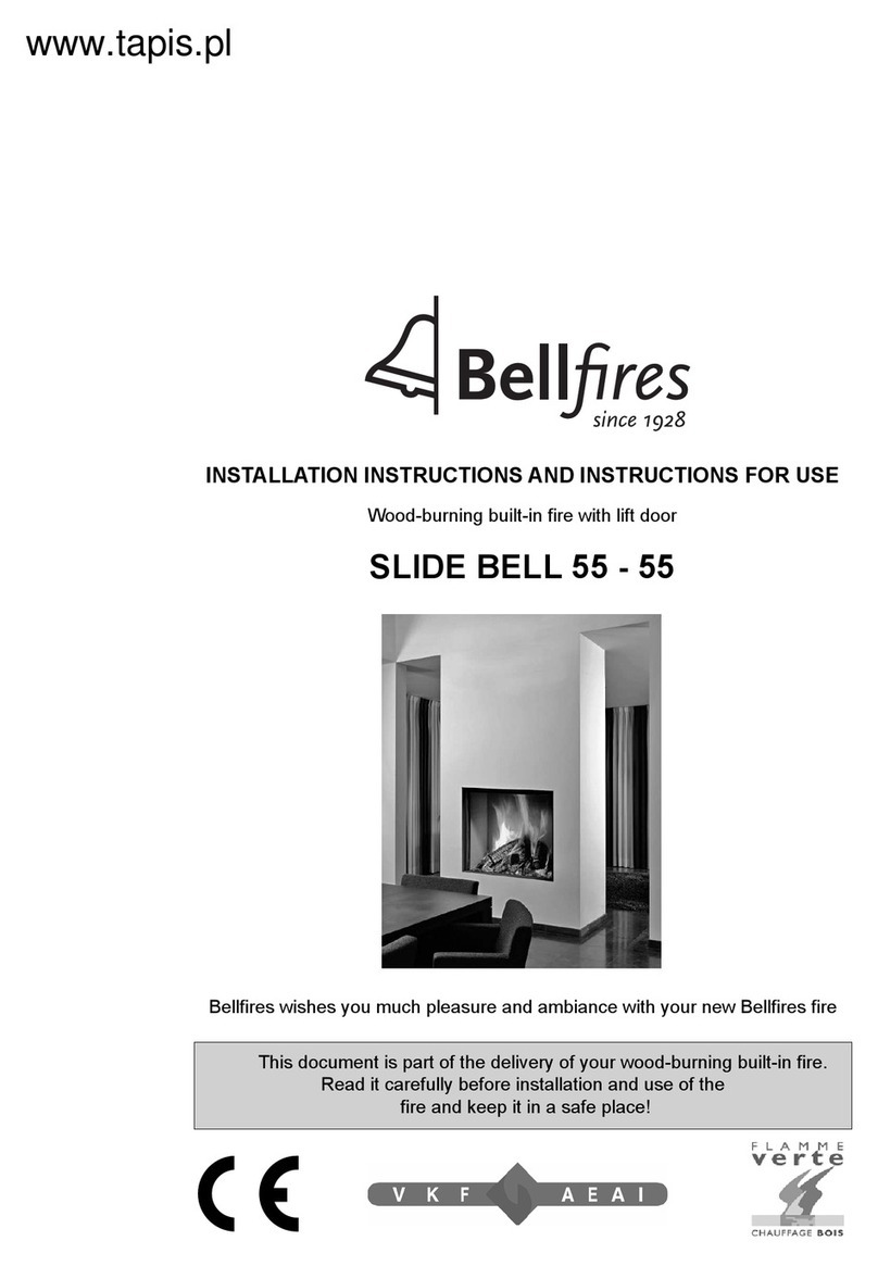 Bellfires SLIDE BELL 55 - 55 Installation instructions and instructions for use