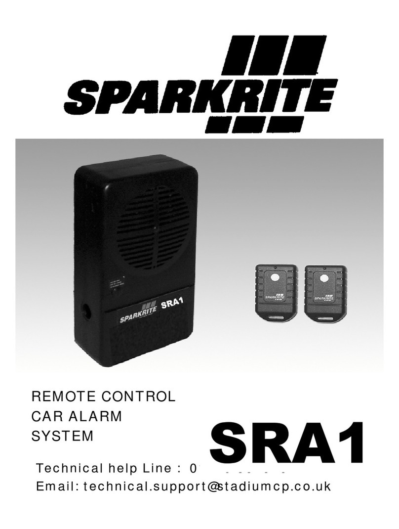 Sparkrite SRA1 installation instructions