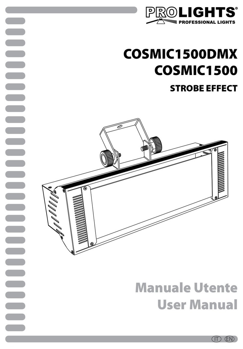 ProLights Cosmic 1500DMX user manual