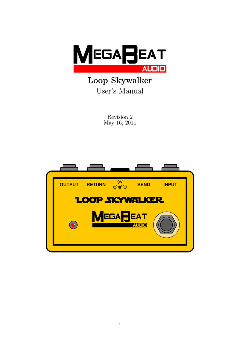 MegaBeat Audio Loop Skywalker user manual