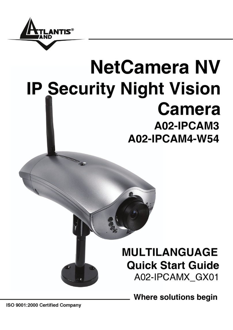 Atlantis Land NetCamera NV A02-IPCAM3 User manual Atlantis Land NetCamera NV A02-IPCAM3 User manual