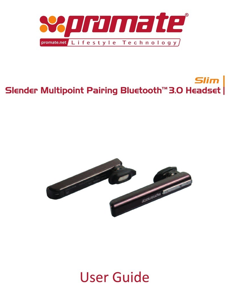Promate Slender Multipoint Pairing User manual