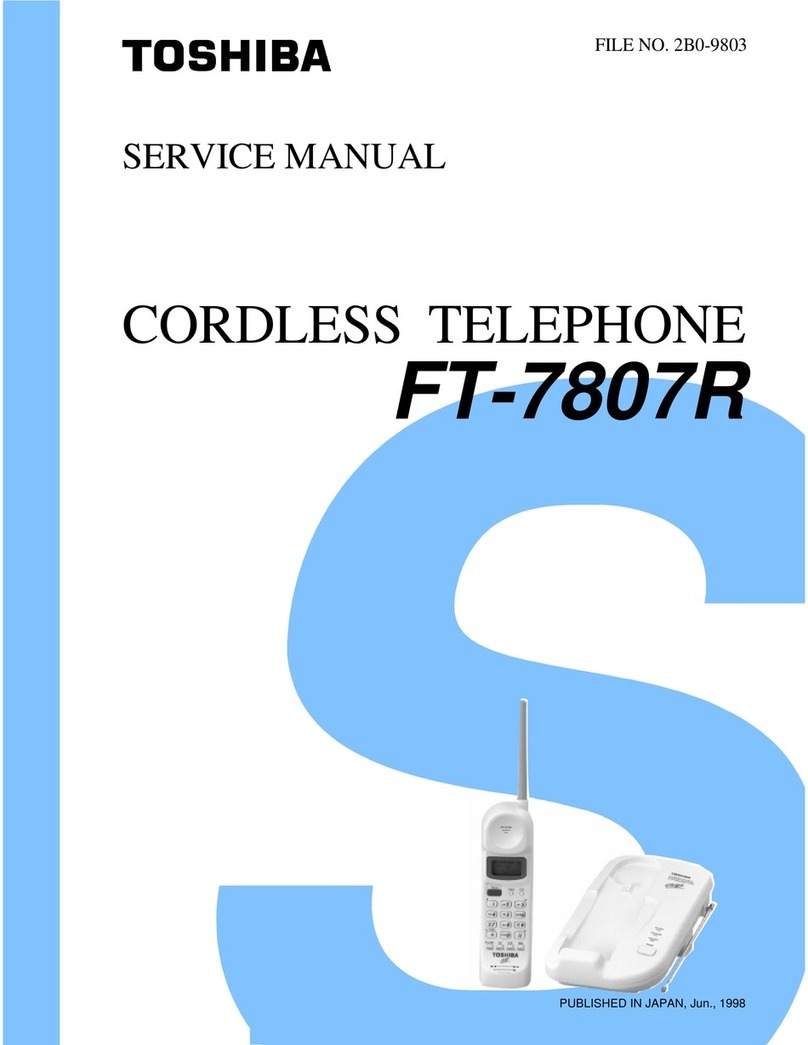 Toshiba FT-7807R User manual Toshiba FT-7807R User manual
