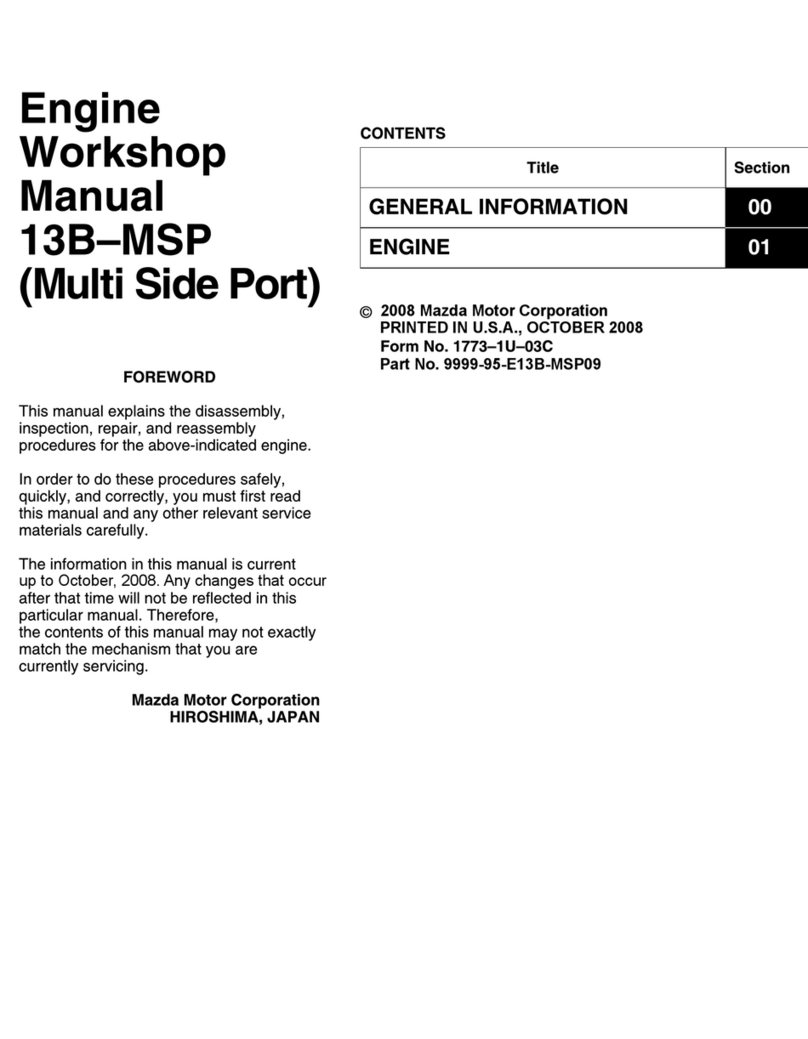 Mazda 13B-MSP Workshop manual