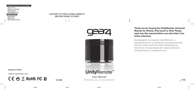 Gear4 UnityRemote user manual