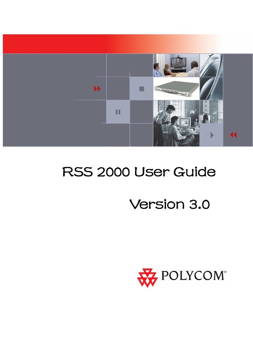 Polycom RSS 2000 User manual