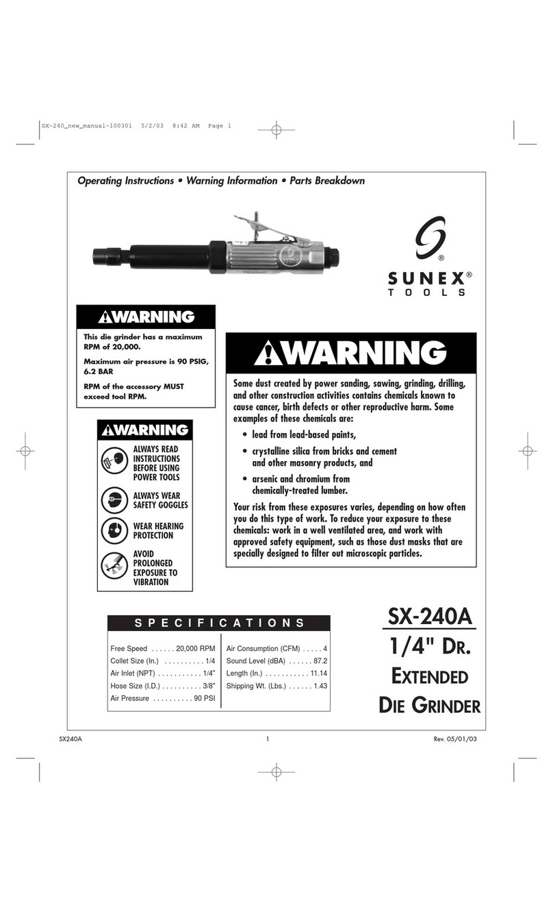 Sunex Tools SX-240A User manual