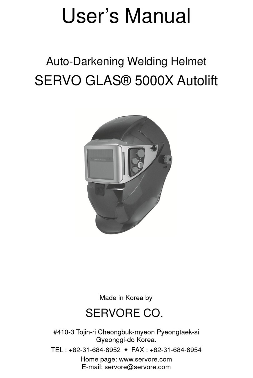 Servore SERVO GLAS 5000X Autolift User manual