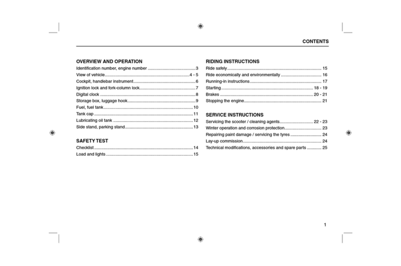 Sachs Speedforce 50 Service manual
