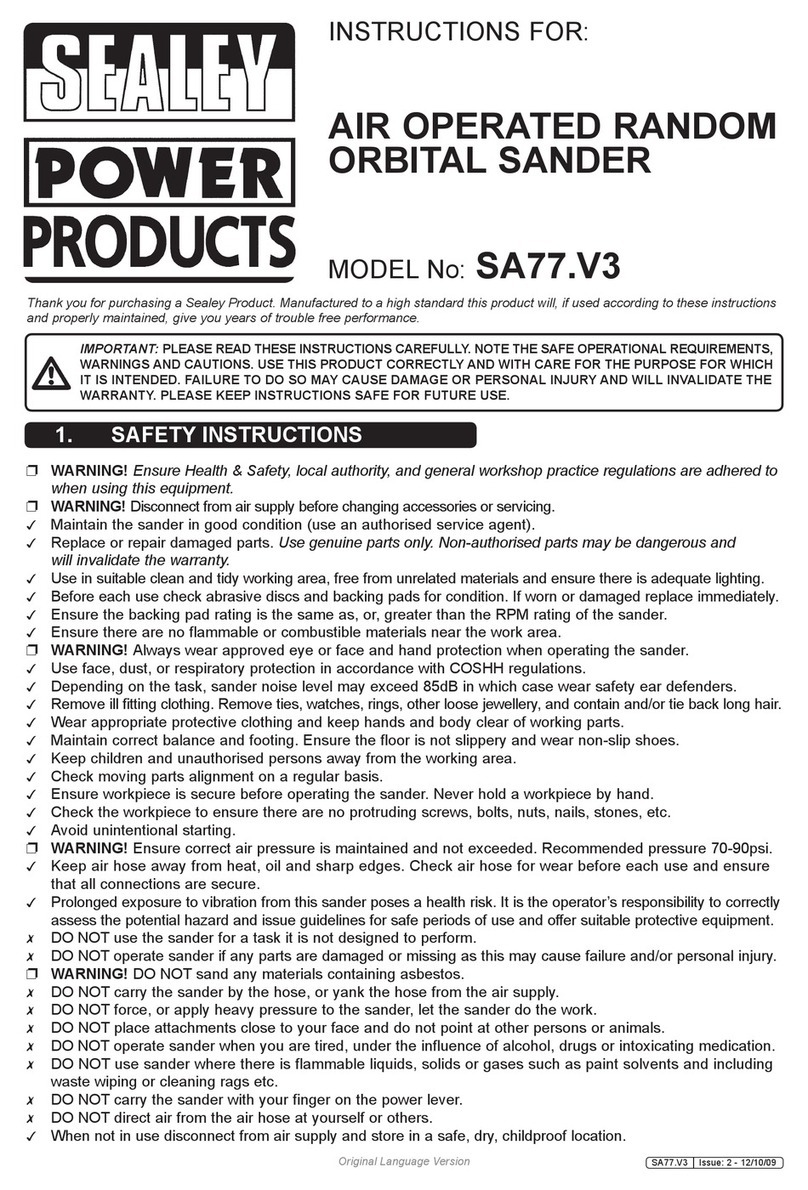 Sealey SA77.V3 instructions
