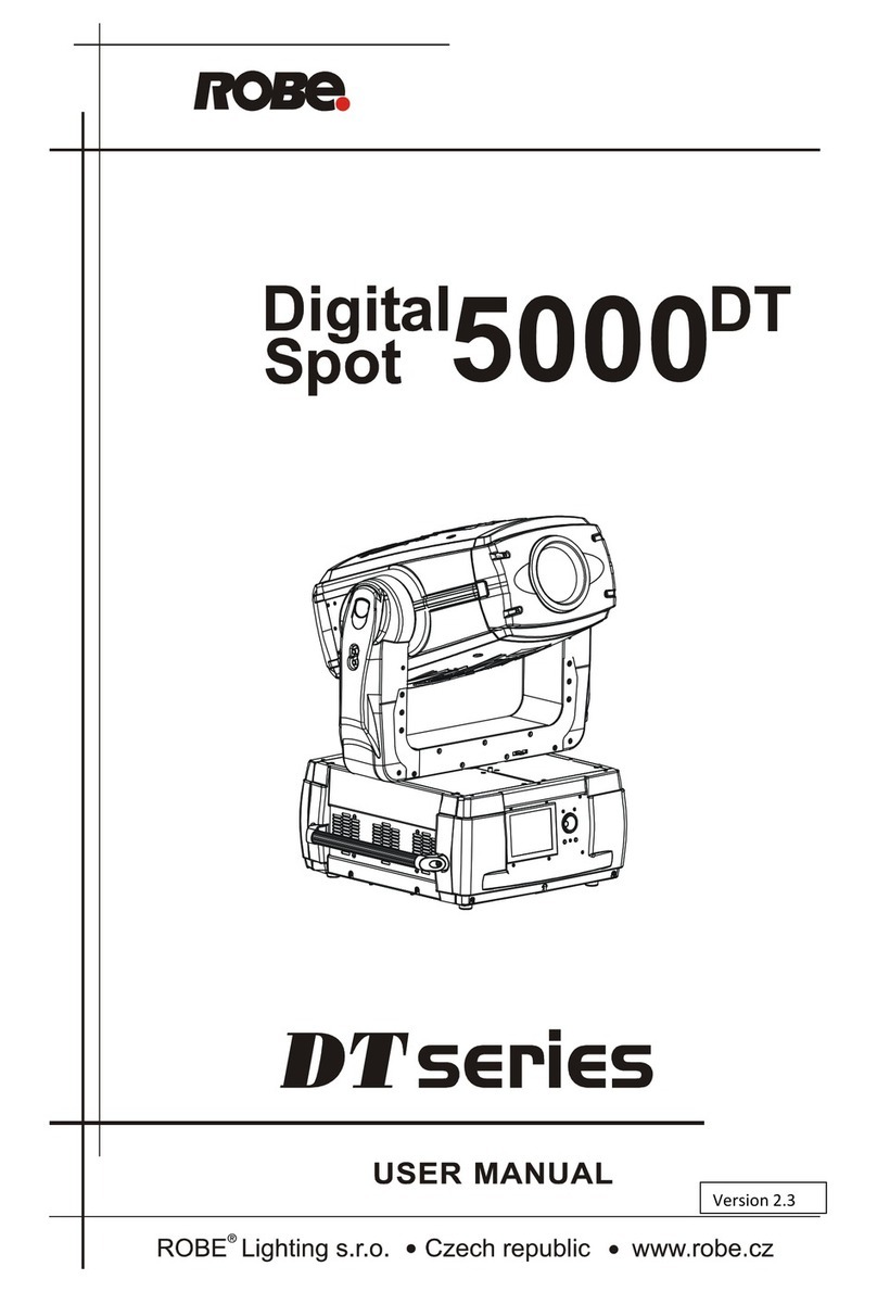 Robe Digital Spot 5000 DT user manual
