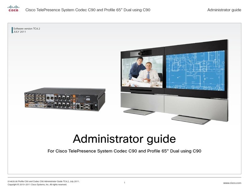 Cisco TelePresence System Codec C90 Service manual