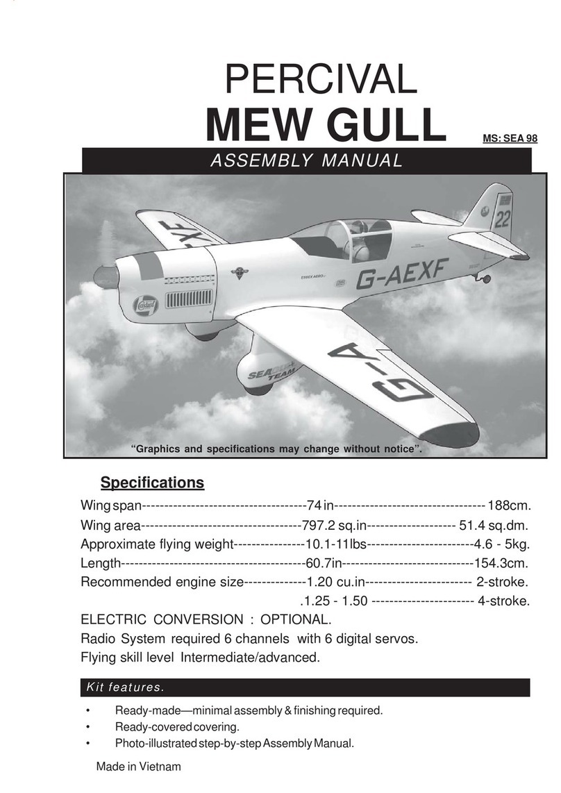 Seagull Models PERCIVAL MEW GULL User manual