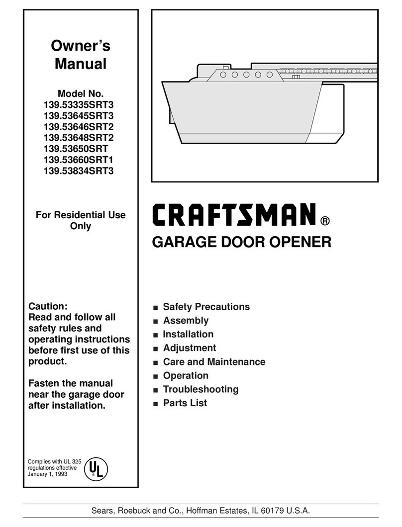 Craftsman 139.53335SRT3 owner's manual