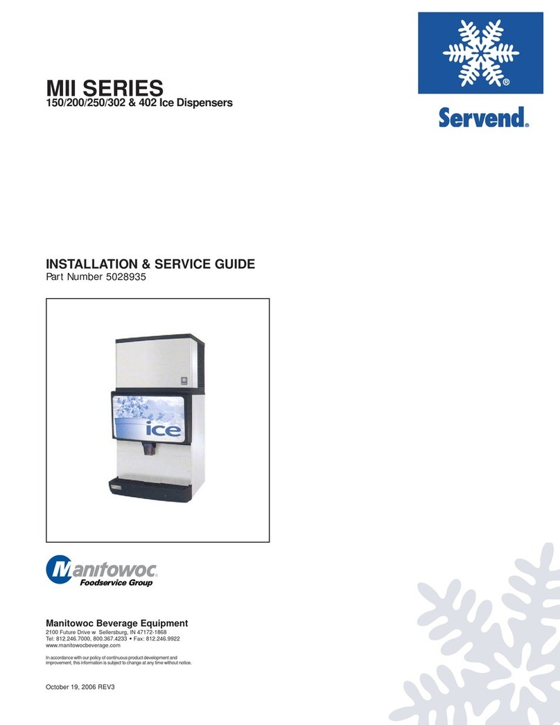 Manitowoc MII 402 User manual