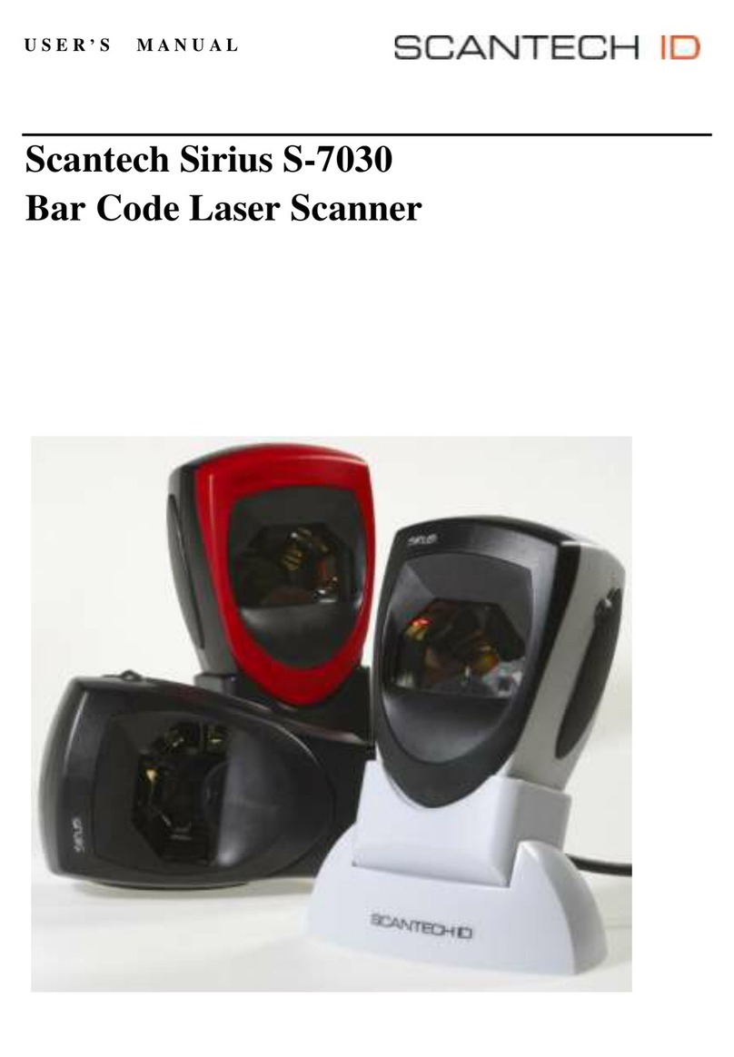 Scantech Sirius S-7030 user manual