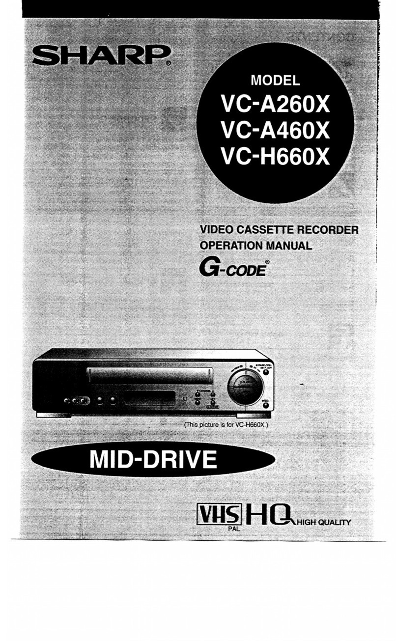 Sharp vc-a260x User manual