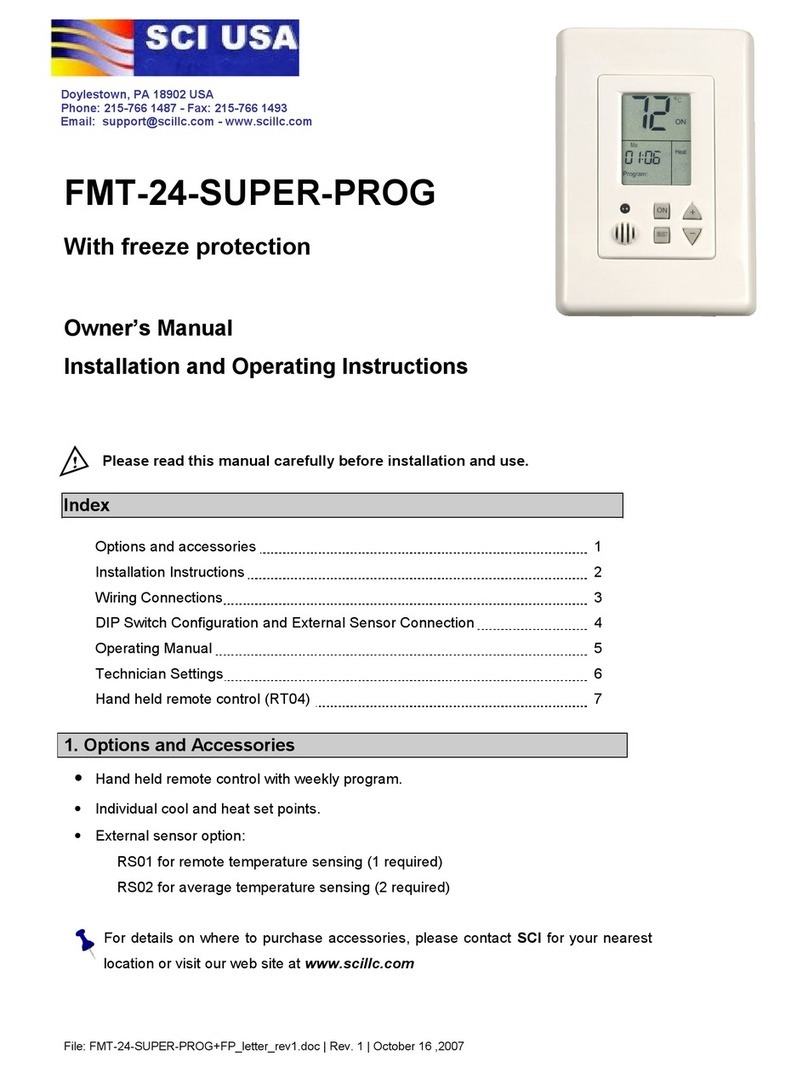 SCI USA FMT-24-SUPER-PROG owner's manual