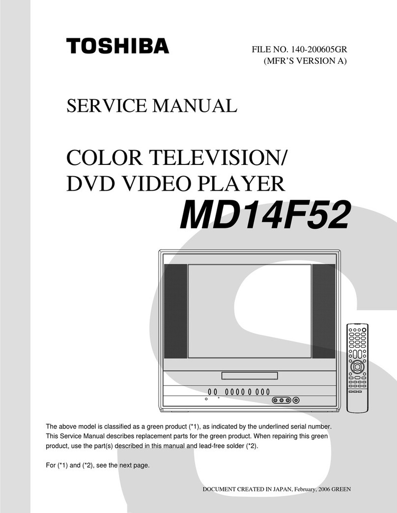Toshiba MD14F52 Service manual
