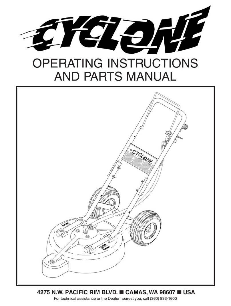 C-Tech Floor Machine Operating instructions and parts manual