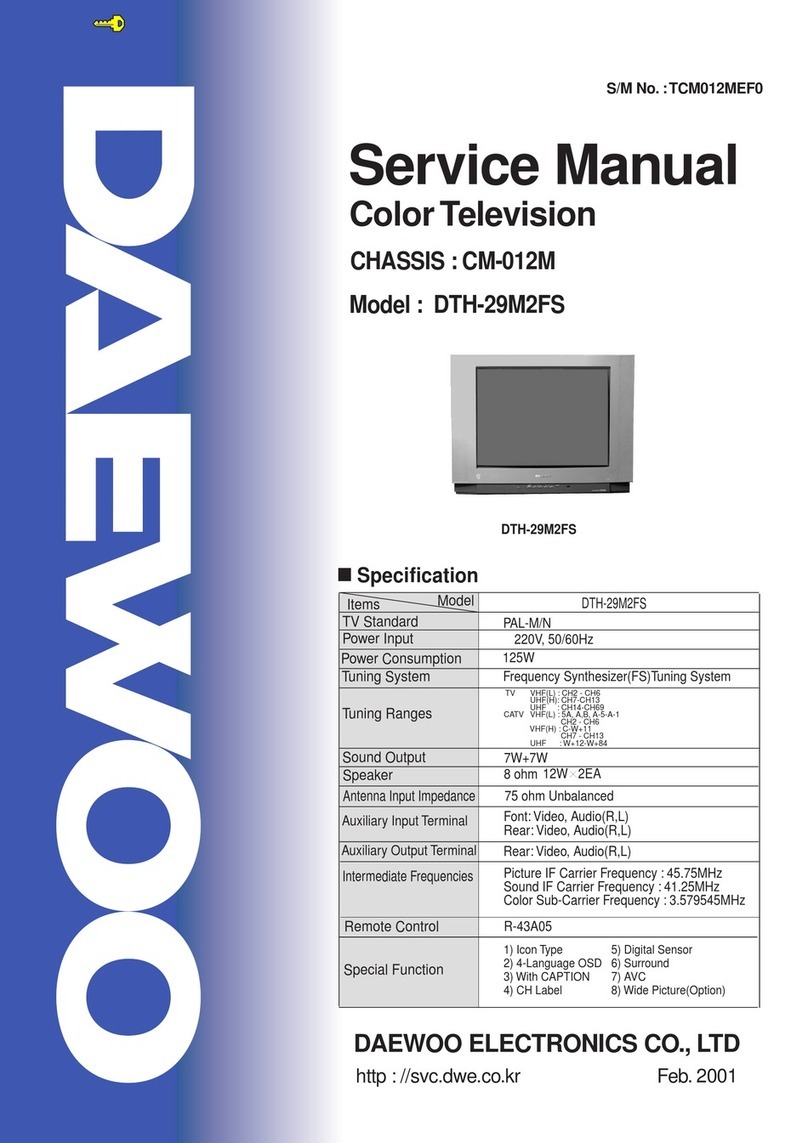Daewoo DTH-29M2FS User manual
