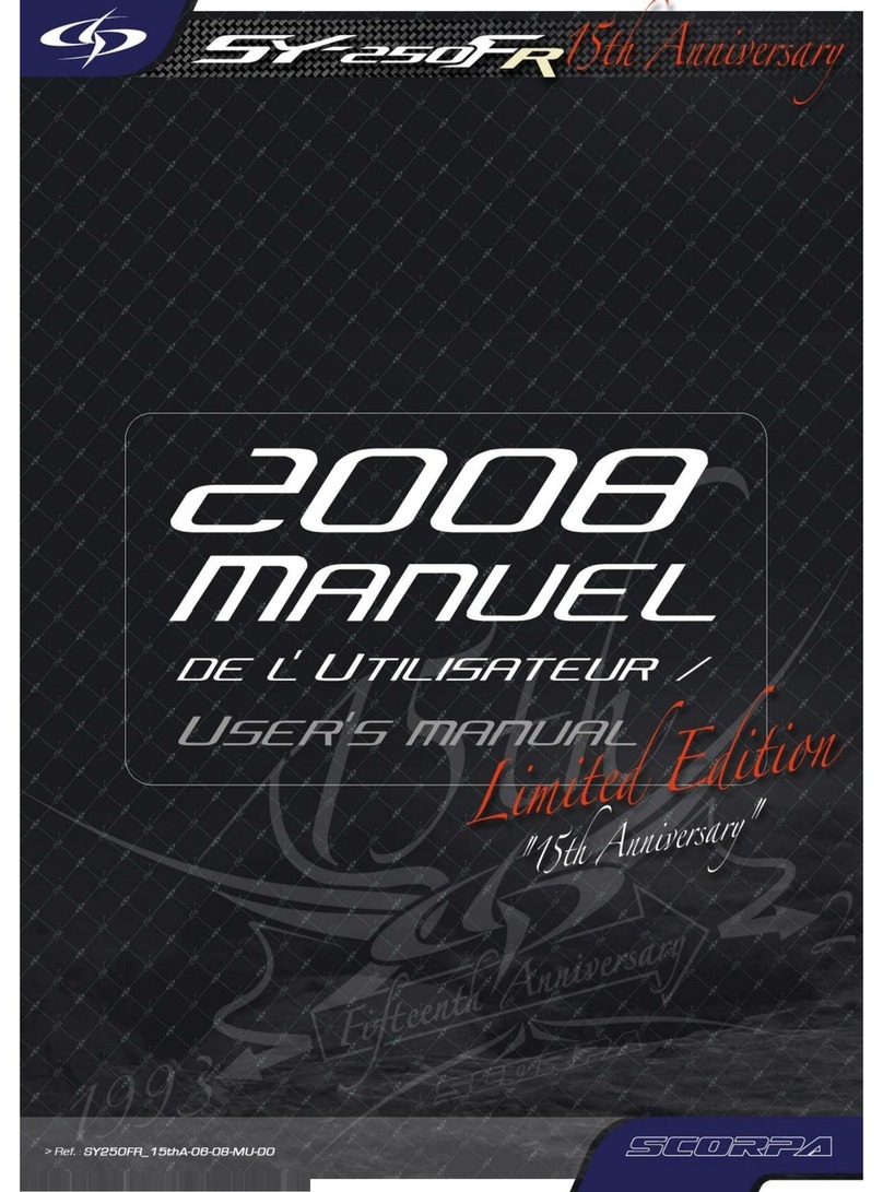 Scorpa SY-250FR 2008 Manual guide