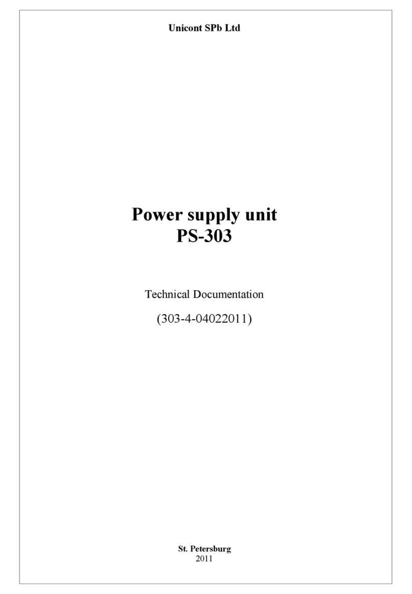Unicont SPb PS-303 Technical documentation