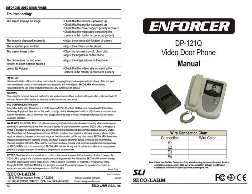 ENFORCER DP-121Q User manual