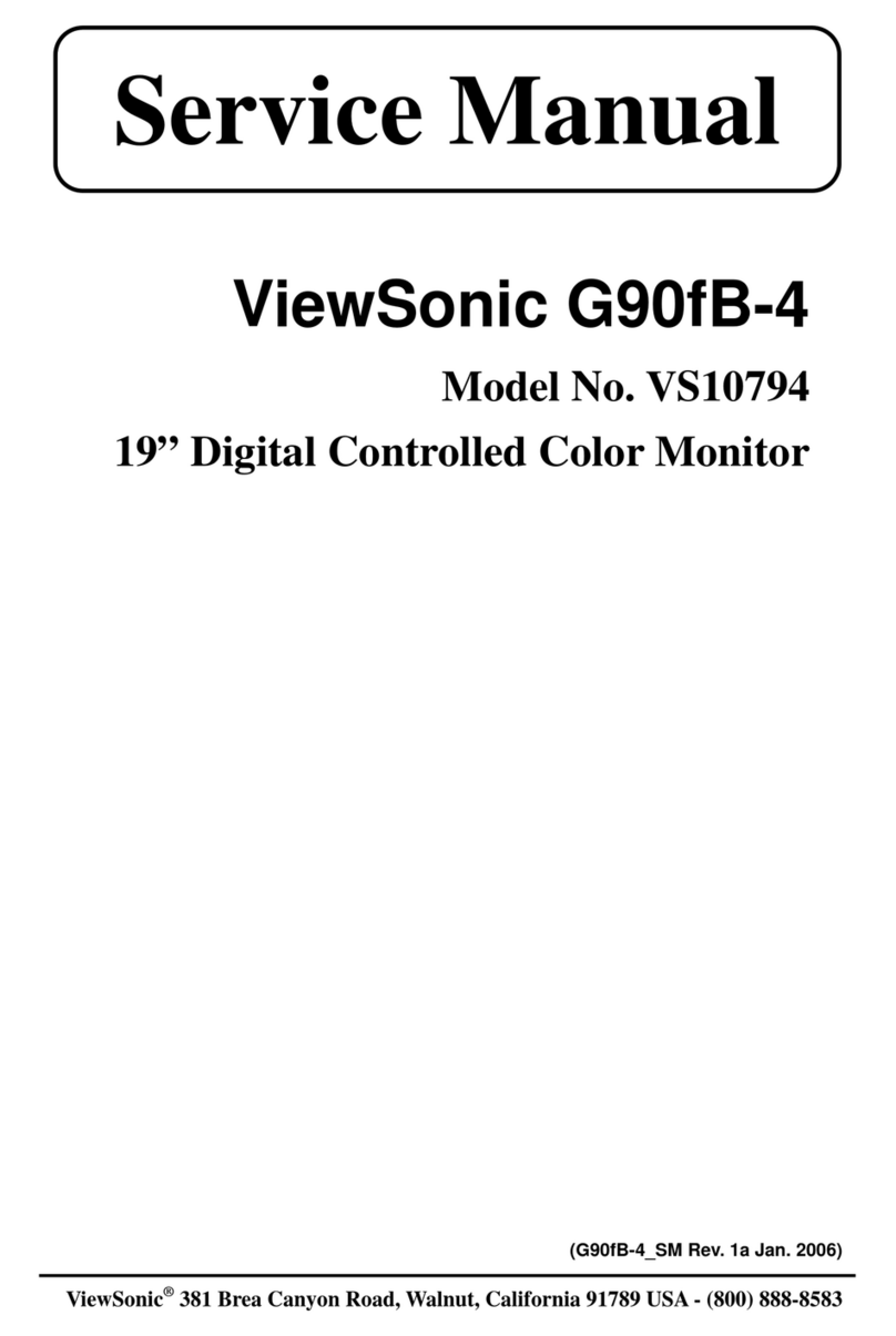 ViewSonic G90fB-4 User manual