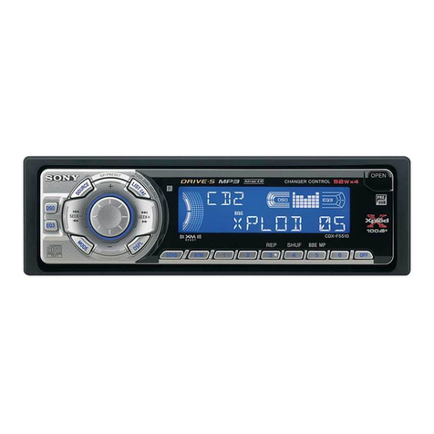 Sony CDX-F5510  (XT-XM1) Service manual