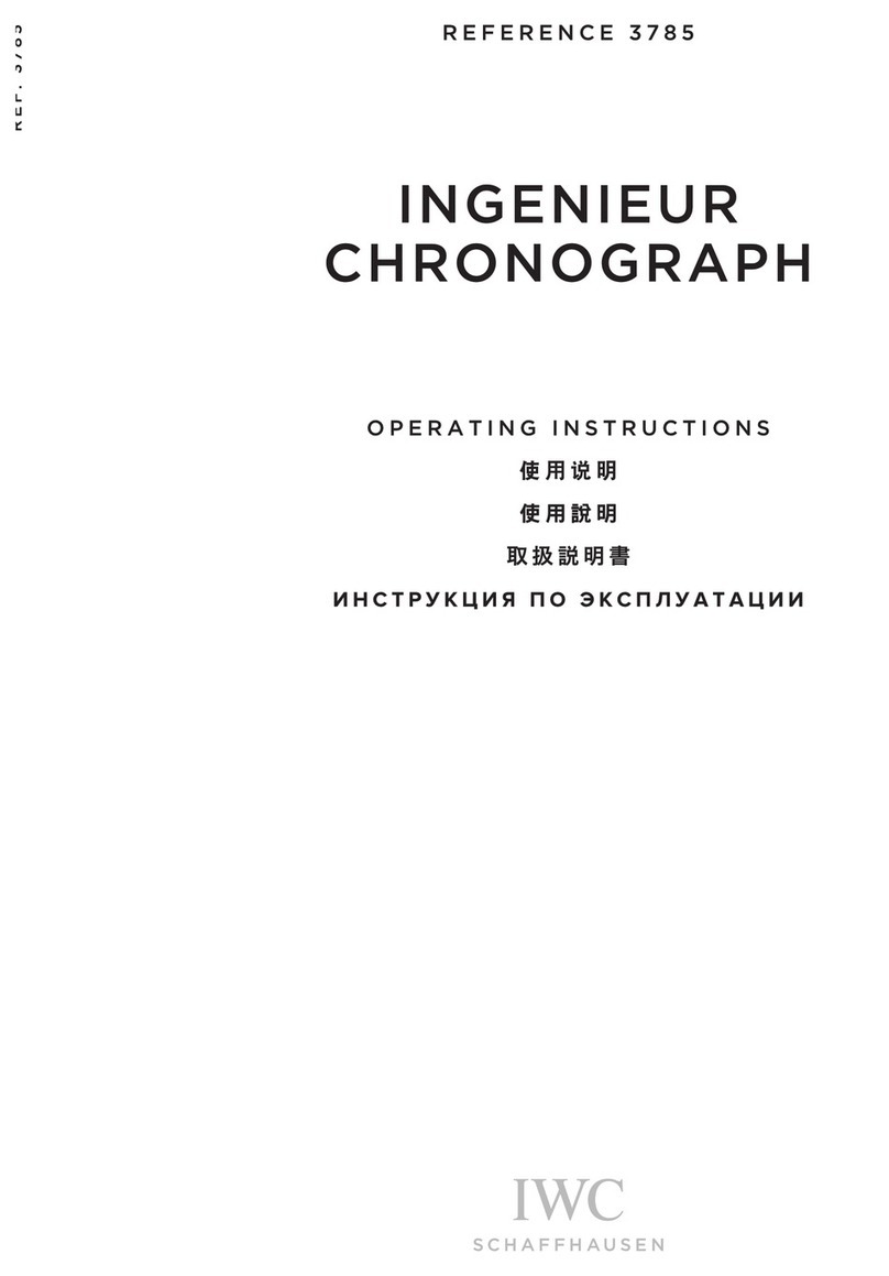 iwc Reference 3785 operating instructions