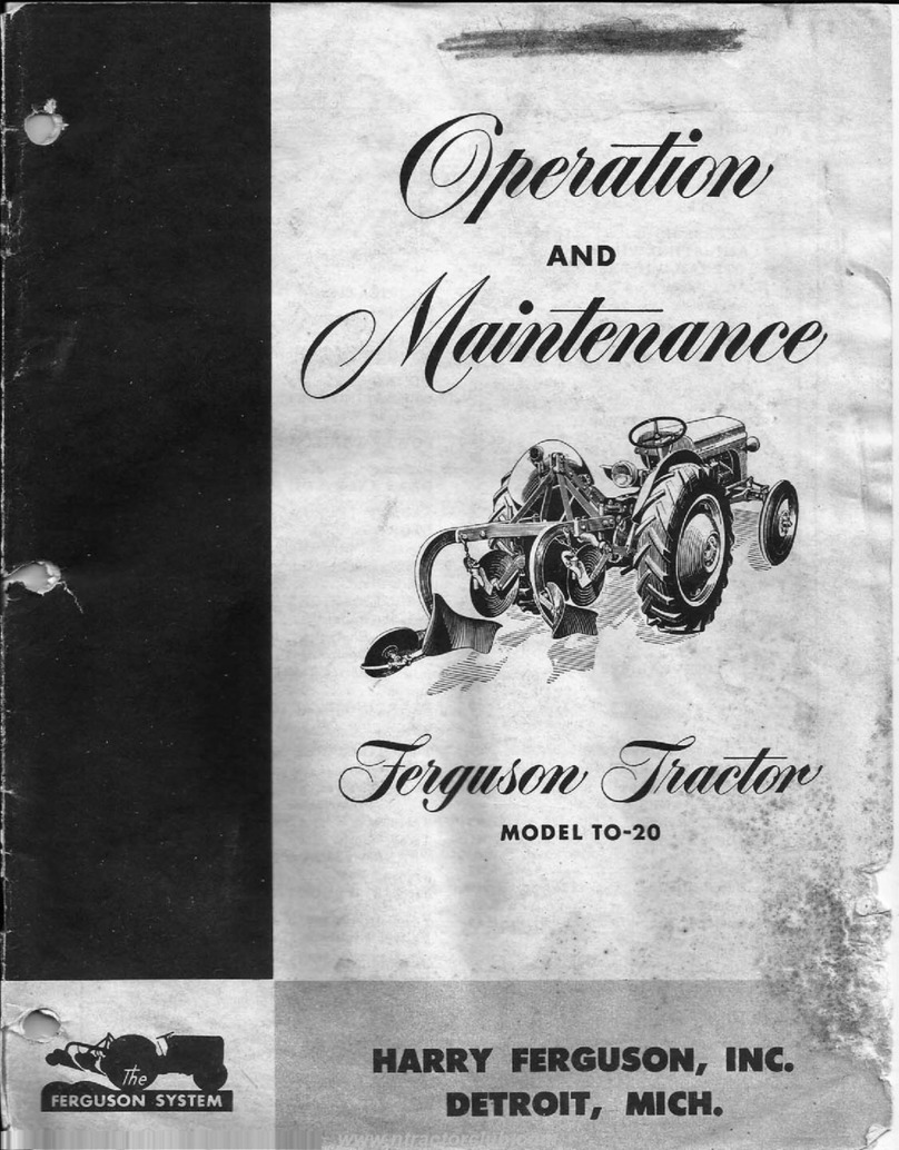 Ferguson TO-20 Operation and maintenance guide