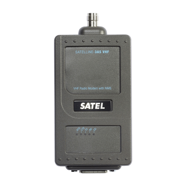 Satel SATELLINE-3AS VHF YM5000 User manual Satel SATELLINE-3AS VHF YM5000 User manual