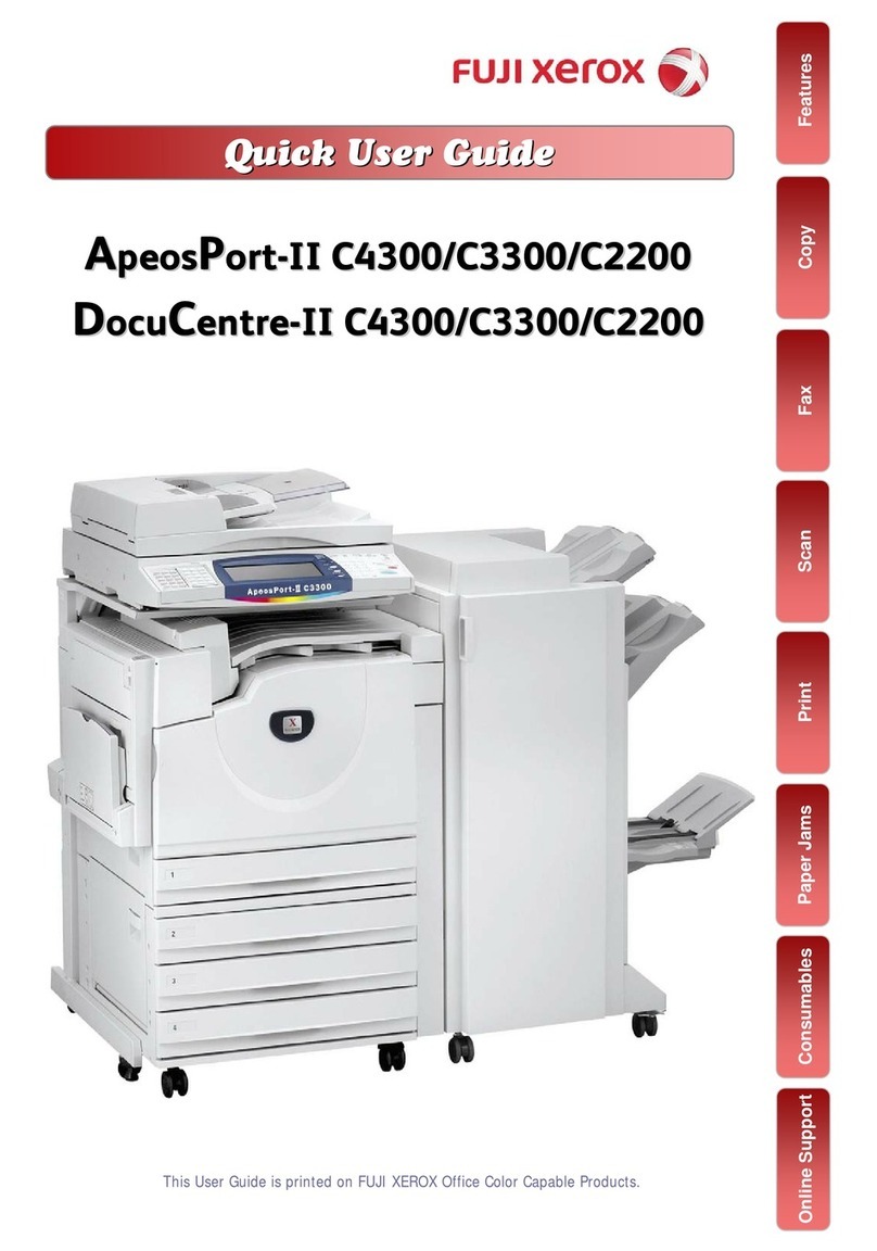 Fuji Xerox ApeosPort-II C4300 Quick user guide