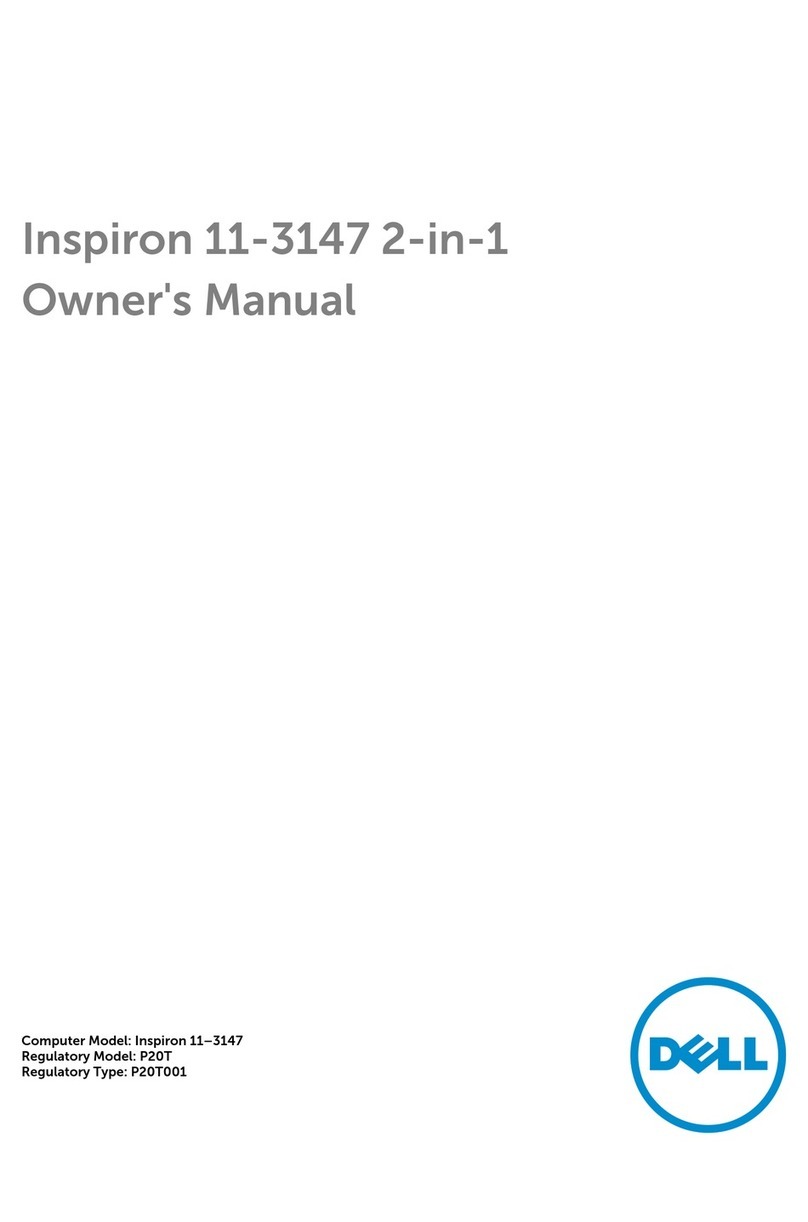 Dell Inspiron 11-3147 2-in-1 owner's manual