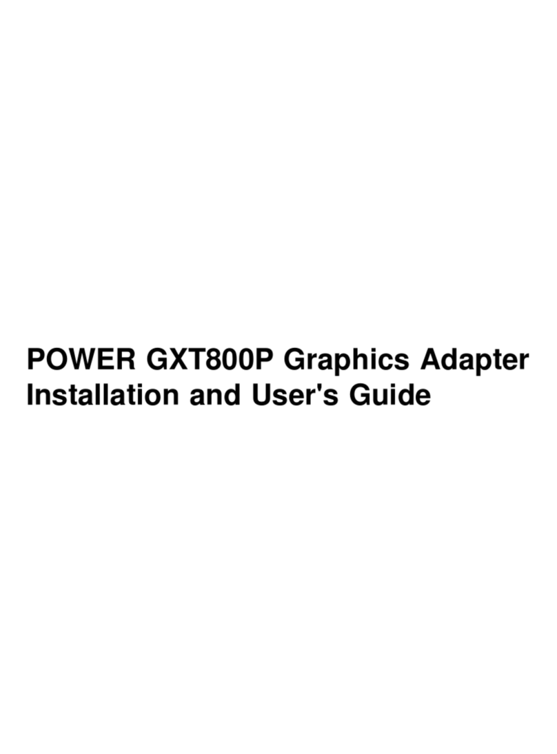 IBM Power GXT800P User manual