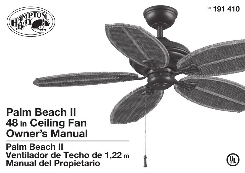 HAMPTON BAY Palm Beach II User manual