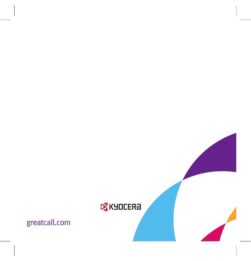 Kyocera jitterbug touch User manual