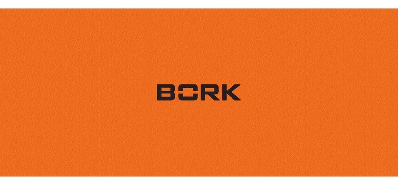 BORK E800 Operation manual