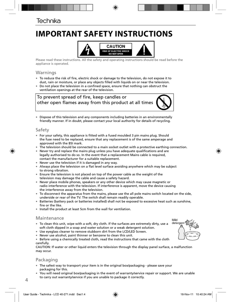 Technika LCD40-271 User manual