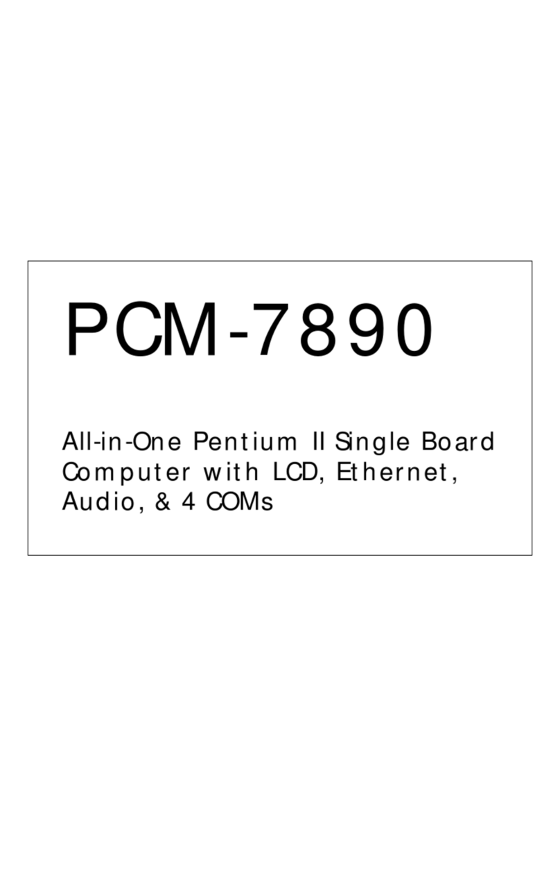 Aaeon PCM-7890 user manual