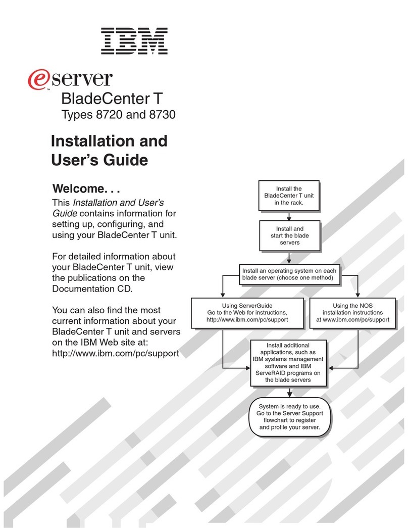 IBM BladeCenter T Type 8720 User manual IBM BladeCenter T Type 8720 User manual