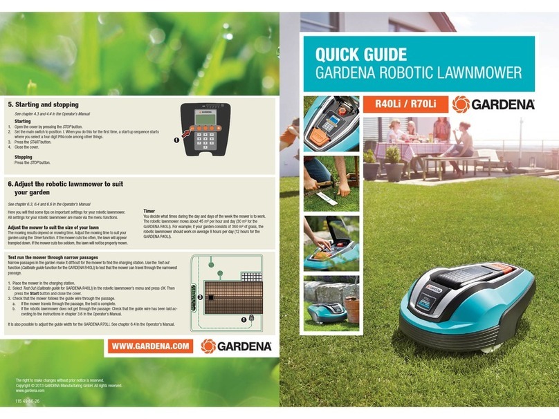 Gardena R70Li User manual