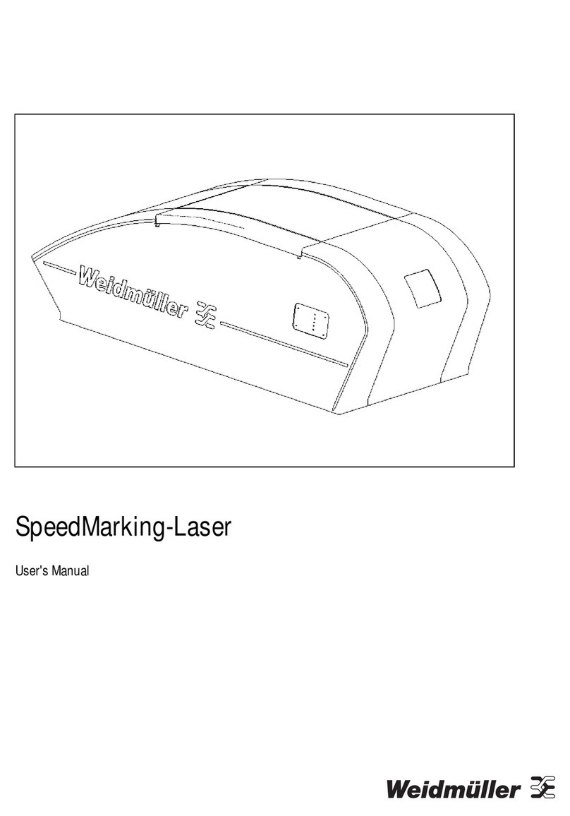 Weidmuller SpeedMarking-Laser User manual