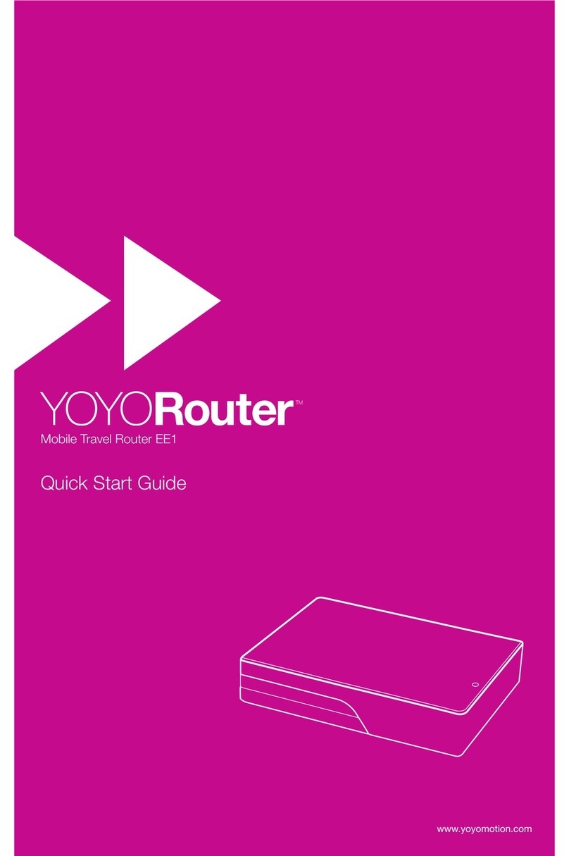 YOYOMOTION YOYORouter EE1 quick start guide