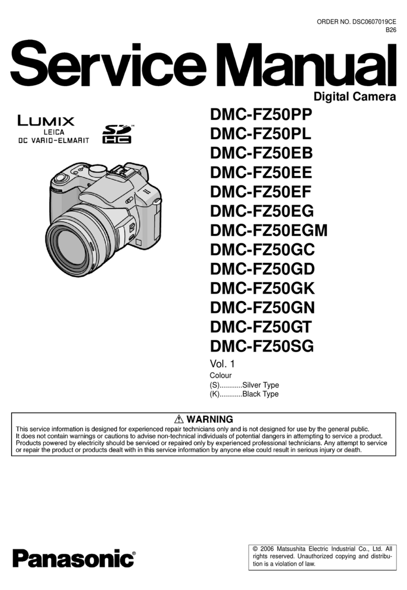 Panasonic Lumix DMC-FZ50PP Service manual