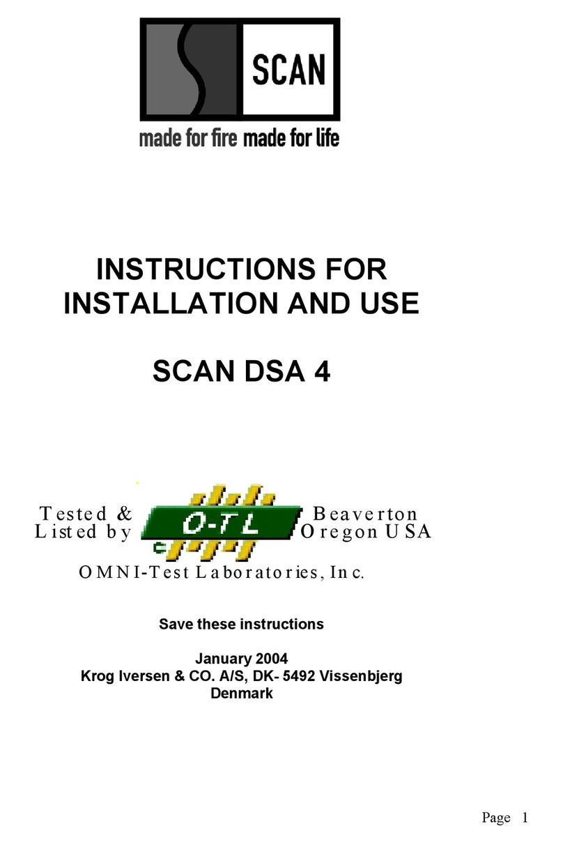 SCAN DSA 4 User manual