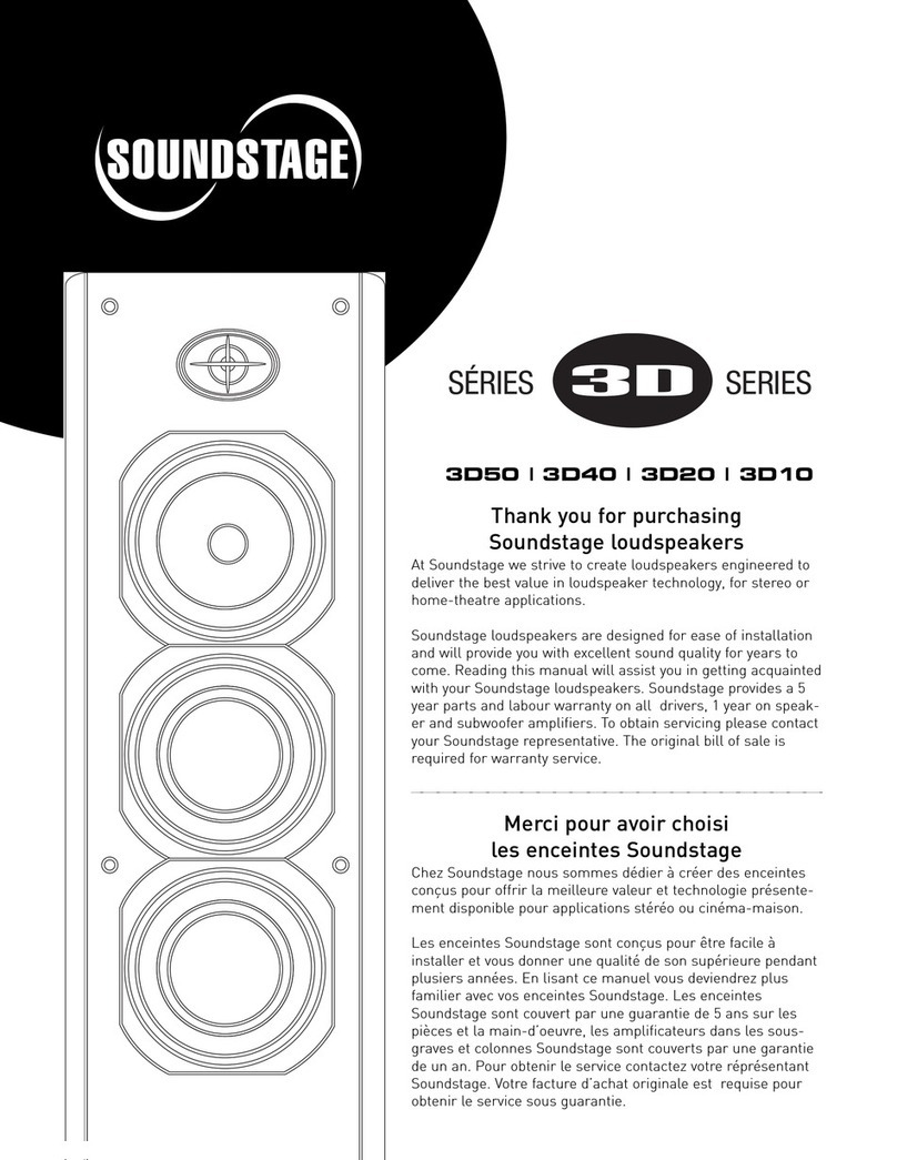 Soundstage 3D50 User manual
